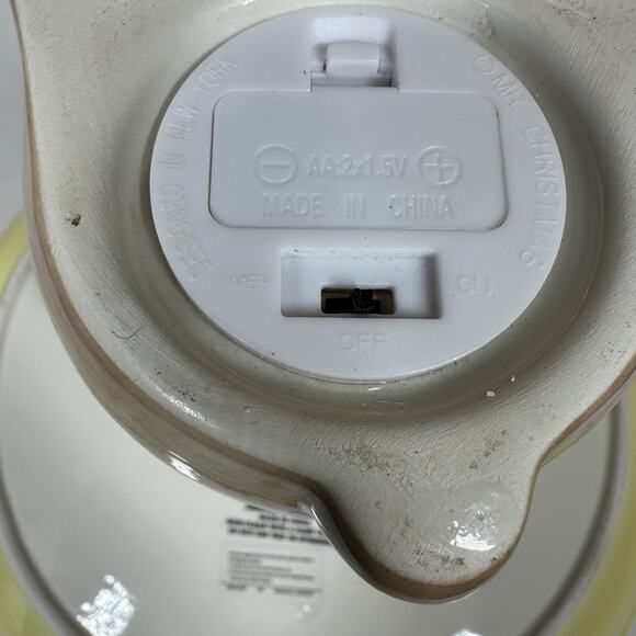 Mr Christmas Cottontail Easter Bunny Plate Cake Stand Lighted Pie Rabbit 10.5” - Picture 13 of 14